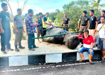 Pembangunan Kembali Patung Tjilik Riwut yang Ambruk Dianggarkan Rp 1,5 Miliar