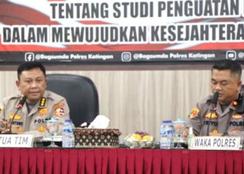 Tim Puslitbang Polri Lakukan Penelitian Penguatan Program Perumahan di Polres Katingan