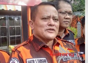 Keterangan : Plt. Sekretaris MPW Pemuda Pancasila Kalteng, Hatir S. Tarigan. (Mulia Gumi)