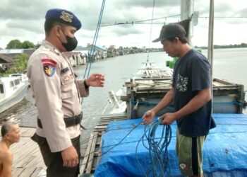 Satpolairud Polres Seruyan Himbau Awak Kapal Agar Jauhi Narkoba
