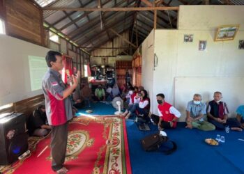 eserta KKN Kebangsaan Tahun 2022 Kelurahan Keramat Murung Dukung Food Estate Dengan Lakukan Sosialiasi Pengendalian Hama