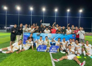 Tim Binaan Kapolda Kalteng Raih Juara Turnamen Mini Soccer Rajawali Sakti Cup U-23 2022