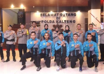 Siap Harumkan Nama Polda Kalteng, 9 Personel Ikuti Kejuaraan Judo Bhayangkara Piala Kapolri di Kendari