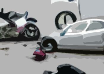 Dua Sepeda Motor Tabrakan, Pengemudi Masuk Rumah Sakit