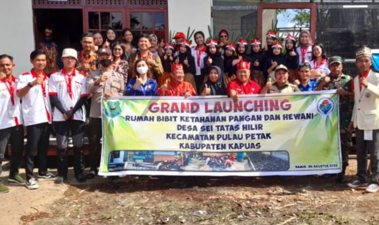 Mahasiswa KKN Kebangsaan Ke - X Desa Sei Tatas Hilir Gelar Grand Launching Rumah Bibit