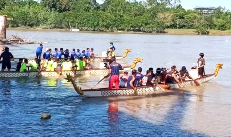 Sakariyas Buka Kejuaraan Lomba Perahu Naga dan Besei Kambe