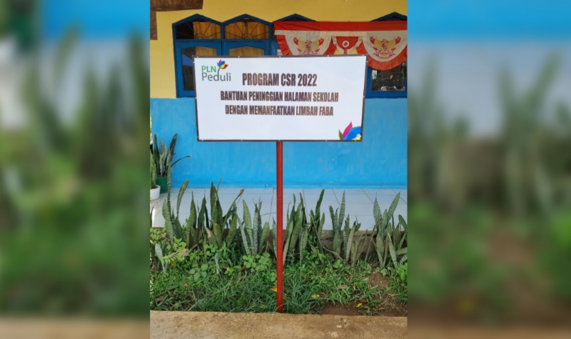 Gunakan Abu Sisa Batu Bara, PLN Renovasi Halaman Sekolah di Pulang Pisau