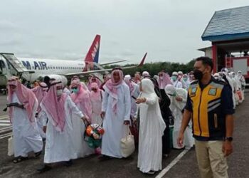Alhamdulillah, 91 Jamaah Haji Asal Kotim Tiba di Sampit