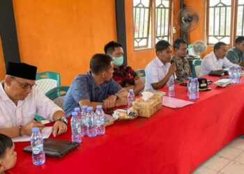 Anggota DPRD Seruyan Dapil II saat melakukan pertemuan dalam kunjungan reses di Kecamatan Seruyan Raya