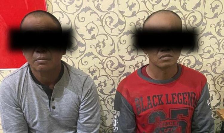 Ardiansyah dan Ahmad Juhdi yang ditangkap Satresnarkoba Polres Kotawaringin Timur karena memiliki narkoba jenis sabu