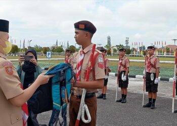 Tim Pramuka Ikuti Jambore, Dilepaskan Bupati Gumas