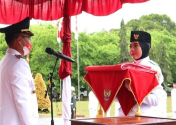 Upacara HUT RI di Katingan Diikuti Semua Komponen