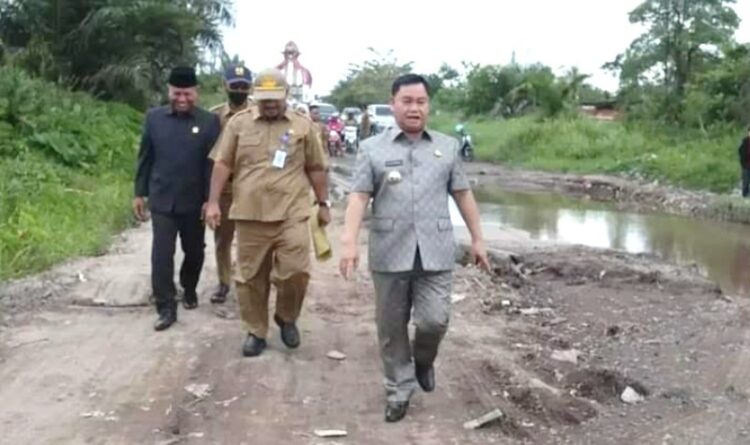 Baru 17 Perusahaan Menyumbang Dana Perbaikan Jalan Lingkar Selatan Sampit