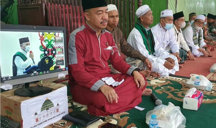 Bupati Seruyan Yulhaidir mengikuti kegiatan Safari Ramadhan Pemerintah Provinsi Kalimantan Tengah, sekaligus silaturahmi Gubernur Kalteng H Sugianto Sabran