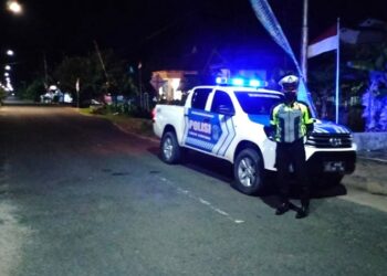 Cegah Balapan Liar Satlantas Polres Seruyan Patroli Malam