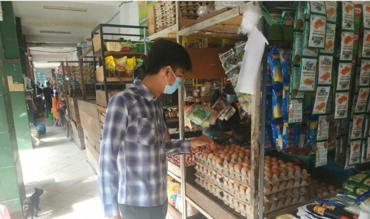 Cegah Kelangkaan Bahan Pokok Makanan, Satreskrim Sidak Pasar Saik Kuala Pembuang