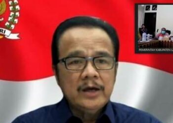 Dialog antara Anggota DPD RI, Agustin Teras Narang bersama Pemkab Lamandau. (Ist)