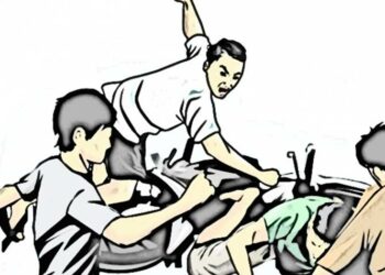 Foto Ilustrasi Diamuk Massa (Ist)