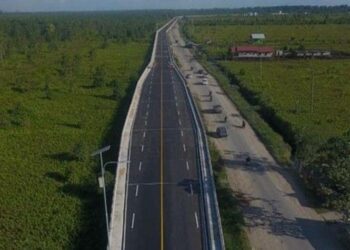 Foto Ilustrasi Jembatan Layang Bukit Rawi, Kalimantan Tengah
