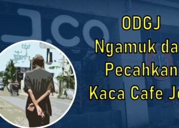 Ngamuk dan Pecahkan Kaca Cafe Jco, Polisi Evakuasi Pria Diduga ODJG