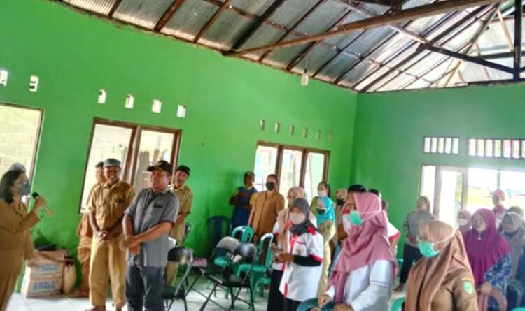 KKN Kebangsaan di Desa Sanggang Laksanakan Program GEMASTING