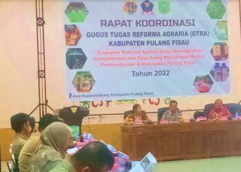Kantor Pertanahan Pulang Pisau Gelar Rakor GTRA