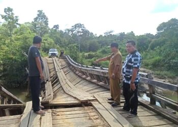 Akses 5 Desa di Kabupaten Gunung Mas Terputus Akibat Jembatan Maraya Ambruk
