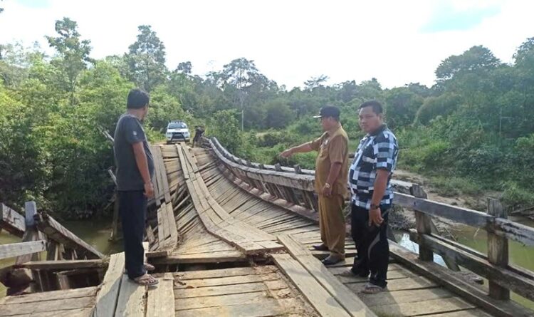 Akses 5 Desa di Kabupaten Gunung Mas Terputus Akibat Jembatan Maraya Ambruk
