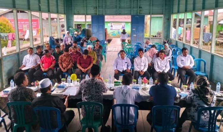 Kunjungan reses DPRD Seruyan Dapil I di Desa Tanjung Rangas Kecamatan Seruyan Hilir, Rabu (24/8/2022)