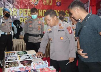 Polres Seruyan Berpartisipasi Dalam Seruyan Expo 2022, Wakapolres Seruyan Pantau Stan Polres