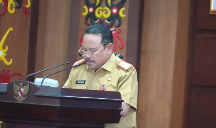 ekretaris Daerah Nuryakin Buka Pusdiklat Paskibraka Provinsi Kalimantan Tengah Tahun 2022