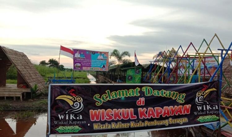 Wisata kuliner Kuala Pembuang Seruyan atau Wiskul Kapayan yang berlokasi di Berdikari Lingkar Kota Kuala Pembuang