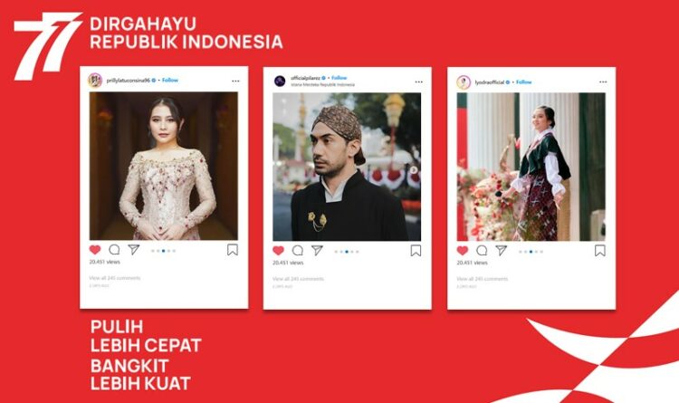 Nuansa Merah Putih hingga Baju Daerah, Gaya Selebriti Tanah Air Rayakan Kemerdekaan Indonesia