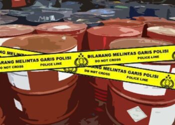 Timbun 693 Liter Pertalite, Warga Jalan Tjilik Riwut Km. 6 Palangka raya Diciduk Polisi