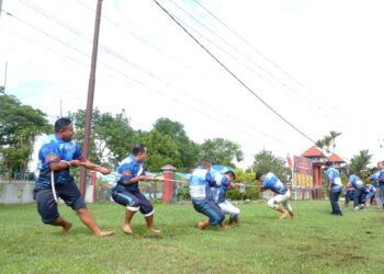 Lestarikan Permainan Tradisional, Lapas Kelas II B Sampit Gelar Perlombaan