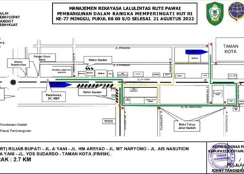 Besok, Pemkab Kotim Gelar Pawai Pembangunan, Ini Rutenya