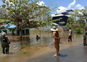 Curah Hujan Tinggi dan Banjir Kiriman Rendam Tewang Sanggalang Garing