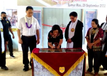 Wabup Gumas Resmikan Gereja Asi GKE Sumur Mas