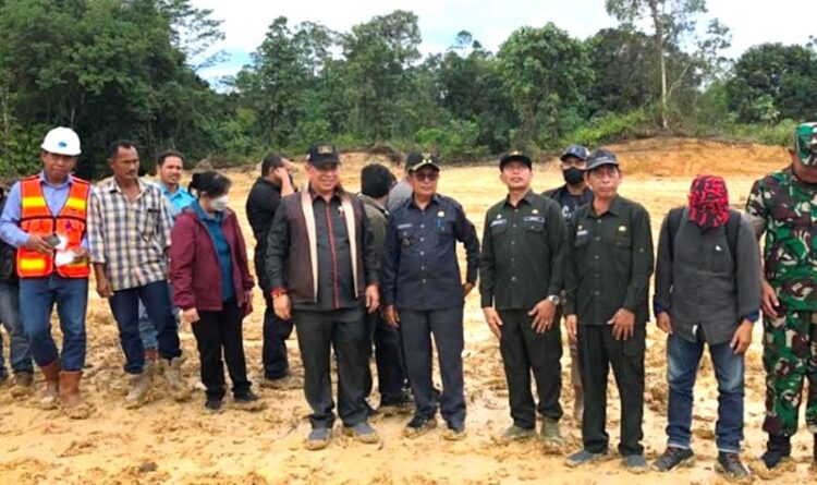 DPRD dan Pemkab Mura Tinjau Lokasi Administratif Kecamatan Puruk Bondang