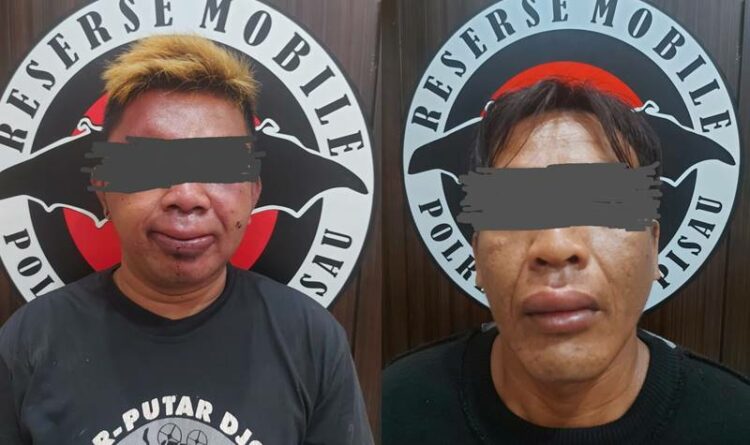 Dua pelaku pencurian kotak amal yang beraksi di wilayah Kabupaten Pulang Pisau