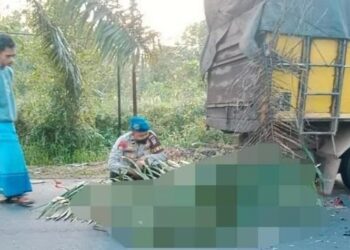 Relawan PMI Kotim Tewas Nabrak Truk Parkir