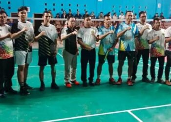 Kejuaraan Katingan Cup yang digelar di GOR Olahraga di Jalan Katunen, belum lama ini.