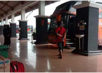 Teks Poto: Kondisi terminal W.A. Gara.