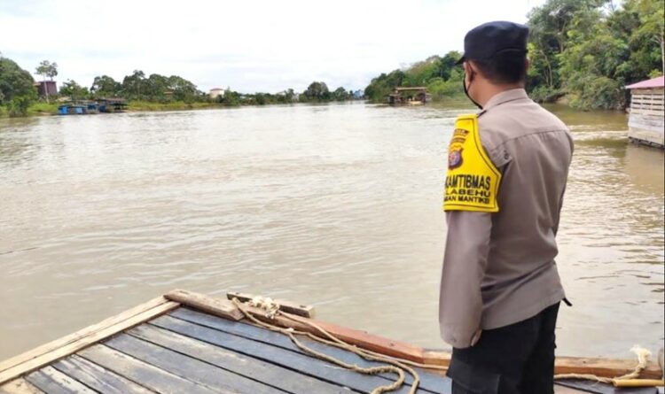 Polsek Sanaman Mantikei Imbau Warga Waspadai Banjir Susulan