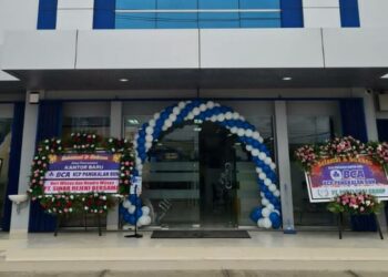 Prosesi peresmian kantor Cabang Pembantu (KCP) BCA Pangkalan Bun, Kabupaten Kotawaringin Barat, Kalteng. (ist)
