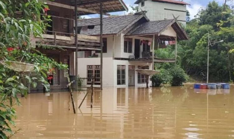 Waspada! Debit Air DAS Katingan Meningkat, Sejumlah Desa Mulai Kebanjiran