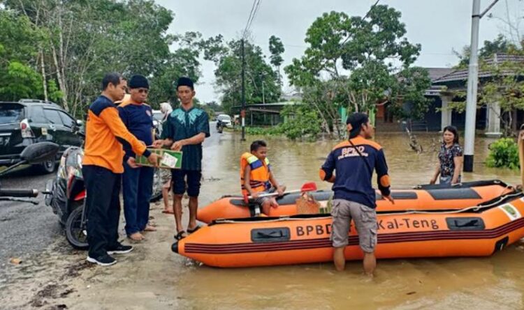 Banjir 5 Kecamatan di Kabupaten Gunung Mas Akibatkan 2.738 KK Terdampak