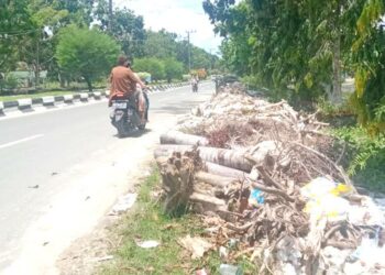 Waduh! Sampah Non Rumah Tangga Menumpuk di TPS Komplek Perkantoran