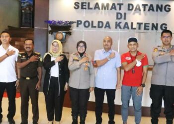 Dukung Kemajuan Olahraga Kalteng, Wakapolda Terima Kunjungan ASBWI Kalteng