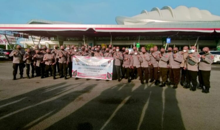 36 Calon Perwira Asal Polda kalteng berangkat ke Sukabumi